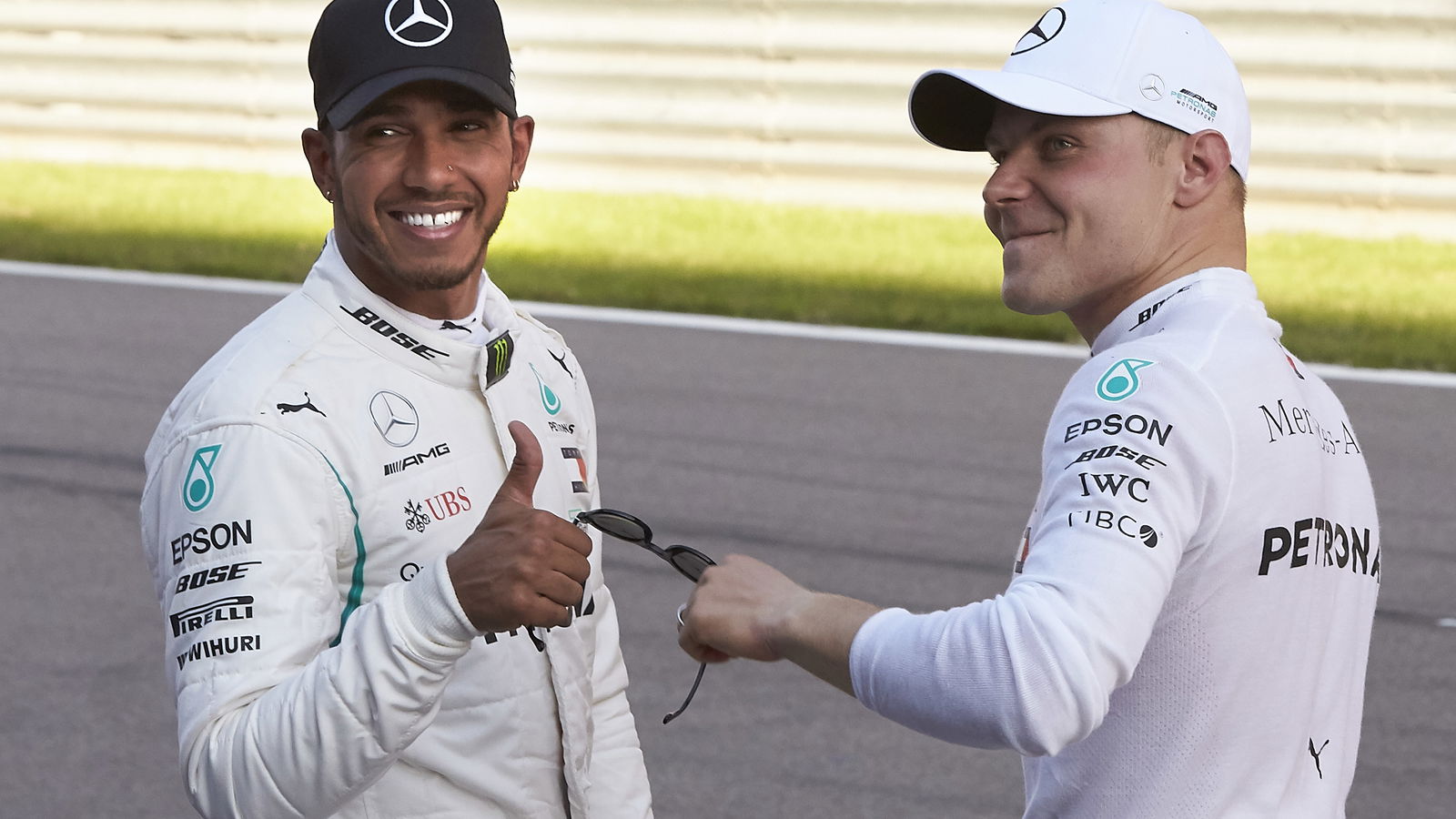 Mercedes in ‘Alice in Wonderland’ with Hamilton, Bottas